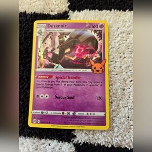 Holo Dusknoir 2021 Halloween Pokemon card